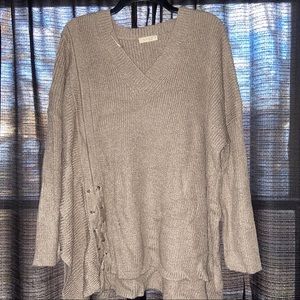 Oversized mauve sweater!